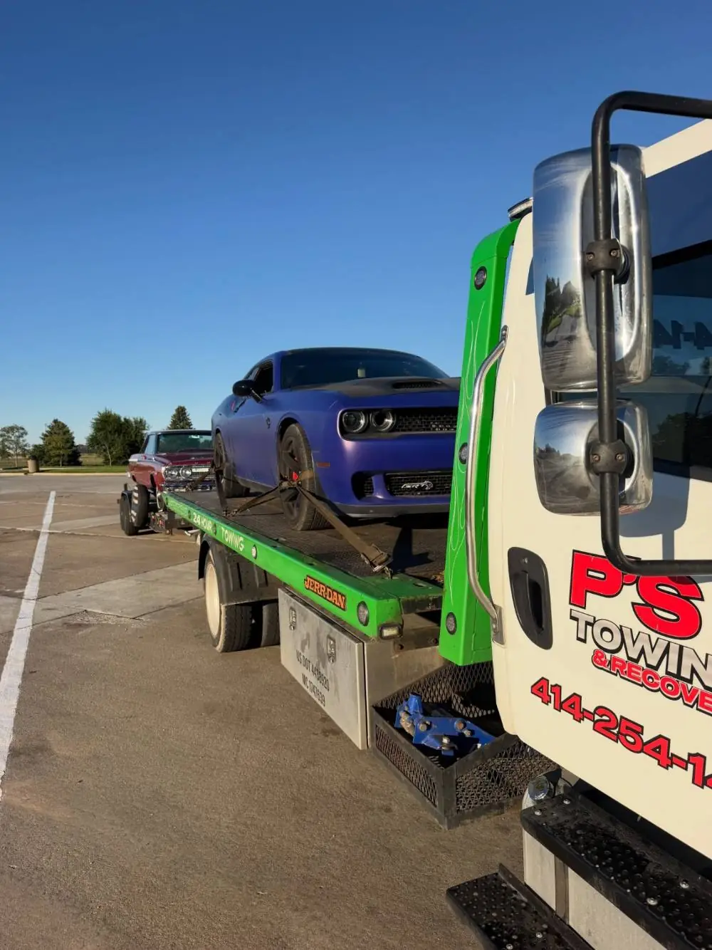 Three vehicles, five hours towed by PS Towing & Recovery